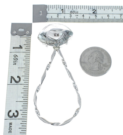 American Indian Navajo Genuine Sterling Silver Baby Rattle AX129439