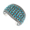 Sterling Silver Turquoise American Indian Cuff Bracelet AX129443