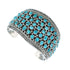Sterling Silver Turquoise American Indian Cuff Bracelet AX129443