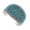 Sterling Silver Turquoise American Indian Cuff Bracelet AX129444