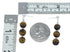 Tiger Eye Sterling Silver Navajo Bead Post Dangle Earrings AX129484