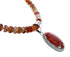 Native American Sterling Silver Oyster Shell Bead Necklace Pendant Set JX129821