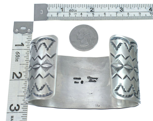 Navajo Turquoise Multistone Sterling Silver Cuff Bracelet AX129787