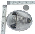 Native American Sterling Silver And Turquoise Belt Buckle AX129809