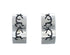 Sterling Silver Navajo Post Hoop Earrings AX129526