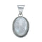 Native American Mother of Pearl And Sterling Silver Pendant AX129827