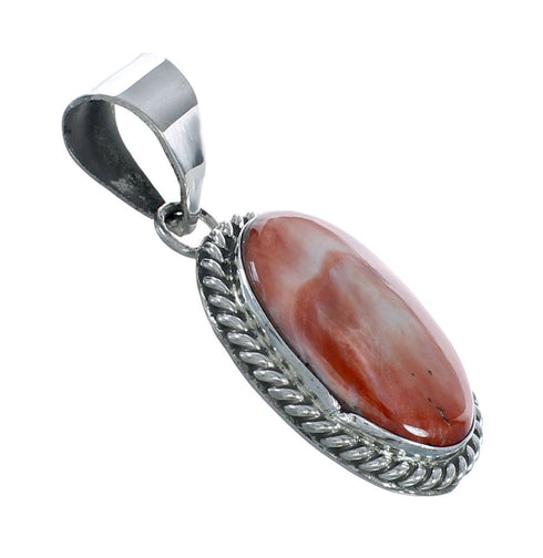 Native American Oyster Sterling Silver Pendant AX129841