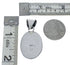 Native American Oyster Sterling Silver Pendant AX129843