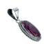 Native American Purple Oyster Sterling Silver Pendant AX129852