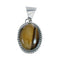 Native American Tiger Eye Sterling Silver Pendant AX129859