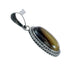 Native American Tiger Eye Sterling Silver Pendant AX129859