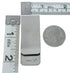 Native American Genuine Sterling Silver Turquoise Money Clip AX129781