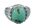 Native American Turquoise Sterling Silver Ring Size 12 AX129565