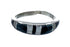 Native American Mother of Pearl And Jet Inlay Zuni Ring Size 8-1/4 AX129596