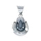 Navajo Hematite Tear Drop Pendant JX129879