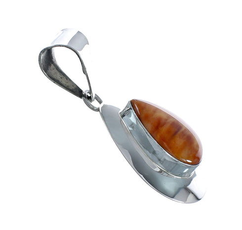 Navajo Oyster Shell Tear Drop Pendant JX129885
