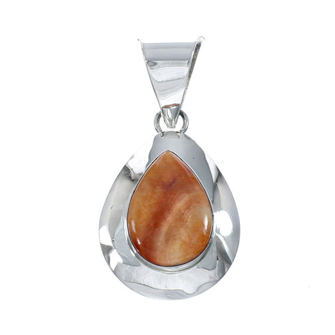 Navajo Oyster Shell Tear Drop Pendant JX129889