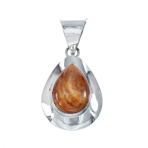 Navajo Oyster Shell Tear Drop Pendant JX129890
