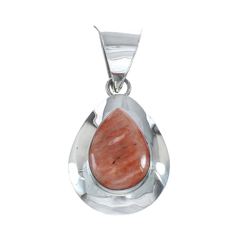 Navajo Oyster Shell Tear Drop Pendant JX129902