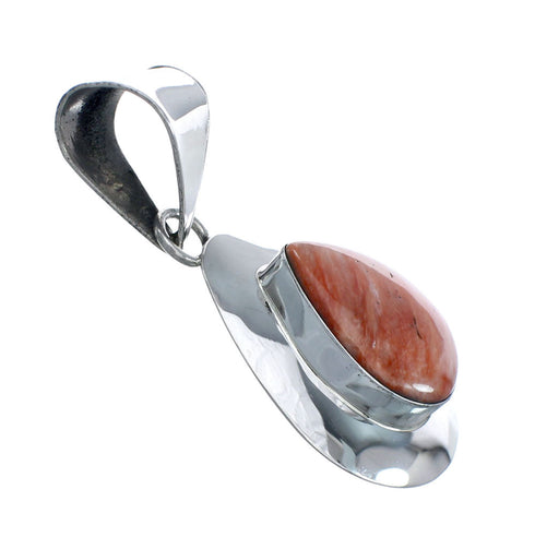 Navajo Oyster Shell Tear Drop Pendant JX129902