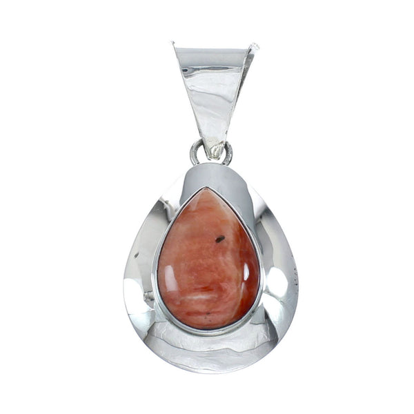 Navajo Oyster Shell Tear Drop Pendant JX129903