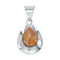 Navajo Oyster Shell Tear Drop Pendant JX129910