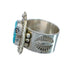 Native American Turquoise Sterling Silver Ring Size 10 AX130105