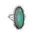 Native American Sterling Silver Turquoise Ring Size 8-1/2 AX130149