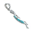 Sterling Silver Turquoise Inlay Kokopelli Pendant JX129976