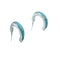 Sterling Silver Southwest Turquoise Post Hoop Earrings JX129949