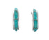 Sterling Silver Southwest Turquoise Post Hoop Earrings JX129961