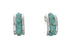 Sterling Silver Southwest Turquoise Post Hoop Earrings JX129957
