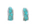Sterling Silver Southwest Turquoise Post Hoop Earrings JX129958