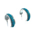 Sterling Silver Southwest Turquoise Post Hoop Earrings JX129940