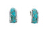 Sterling Silver Southwest Turquoise Post Hoop Earrings JX129955