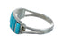 Turquoise Authentic Sterling Silver Zuni Ring Size 6-3/4 JX130033
