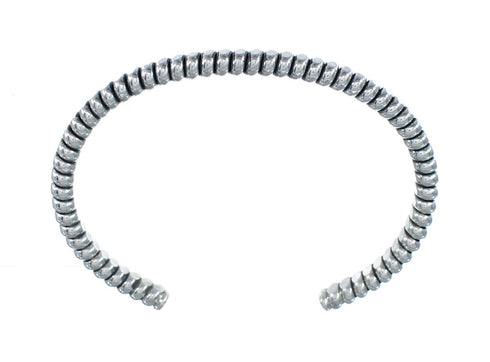 Sterling Silver Navajo Cuff Bracelet AX129713