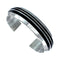Navajo Genuine Sterling Silver Cuff Bracelet AX129717
