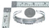 Blue Opal Genuine Sterling Silver Navajo Cuff Bracelet AX129728