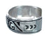 Navajo Authentic Sterling Silver Cuff Bracelet AX129729