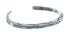 Genuine Sterling Silver Navajo Cuff Bracelet AX129750