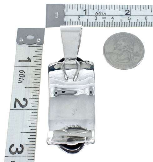 Native American Authentic Sterling Silver Pendant JX129668
