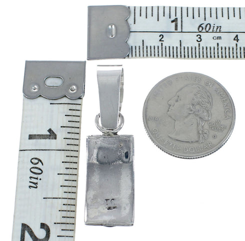Native American Authentic Sterling Silver Pendant JX129665