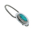 Native American Authentic Sterling Silver Turquoise Key Chain AX129892