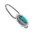 Native American Authentic Sterling Silver Turquoise Key Chain AX129894