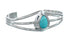 Man Made Turquoise Genuine Sterling Silver Native American Cuff Bracelet JX129732