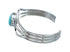 Man Made Turquoise Genuine Sterling Silver Native American Cuff Bracelet JX129732