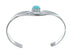 Man Made Turquoise Genuine Sterling Silver Native American Cuff Bracelet JX129732