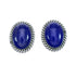 Lapis Navajo Sterling Silver Post Earrings AX130177