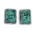 Native American Sterling Silver Turquoise Post Earrings AX130198